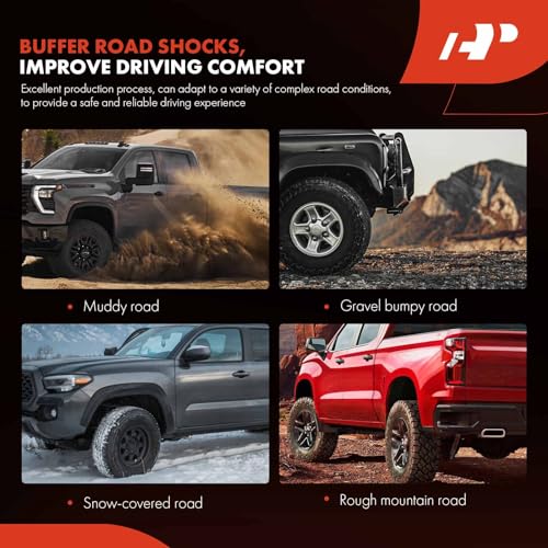 A-Premium 4Pcs Suspension Kit, Rear Sway Bar Link, Front Lower - Product Imagery