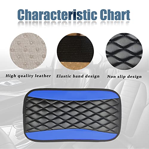 Car Center Console Cover, Universal Leather Waterproof Armrest - Product Imagery