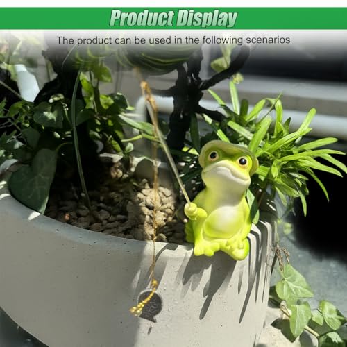 Frog Car Dashboard Decorations, Cute Resin Frog Car Dash Center - Product Imagery