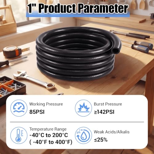 Outus 1" Id, 25ft Silicone Heater Hose,Coolant Radiator Hose, - Product Imagery