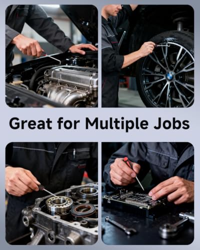 4-Piece Pick Set Mechanic, Automotive Hook and Pick Set with - Product Imagery