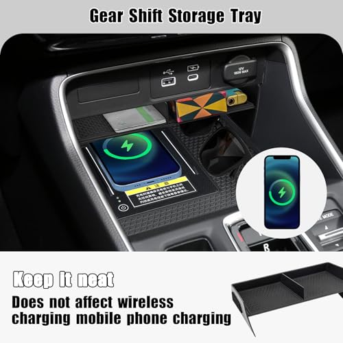 2PCS Center Console Organizer Tray and Armrest Storage Box - Product Imagery