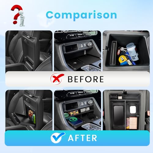 3PCS Center Console Organizer for 2023-2026 Honda Pilot/26 - Product Imagery