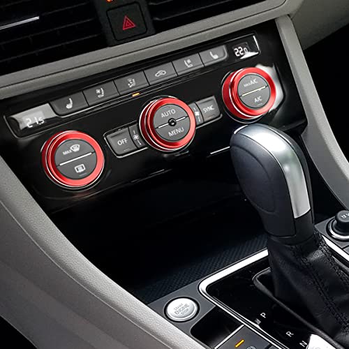 Auovo AC Knob Covers Compatible with Volkswagen VW Accessories - Product Imagery