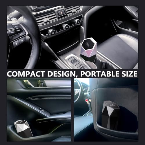 Ginsco Car Trash Can Cup Holder, Mini Car Trash Can with Lid, - Product Imagery