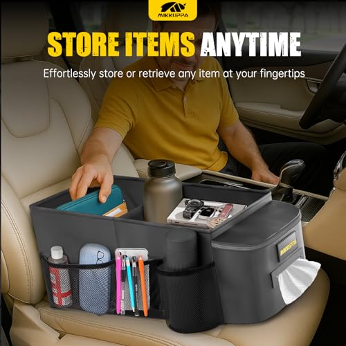 MIKKUPPA Car Seat Organizer - Front Passenger & Backseat - Product Imagery