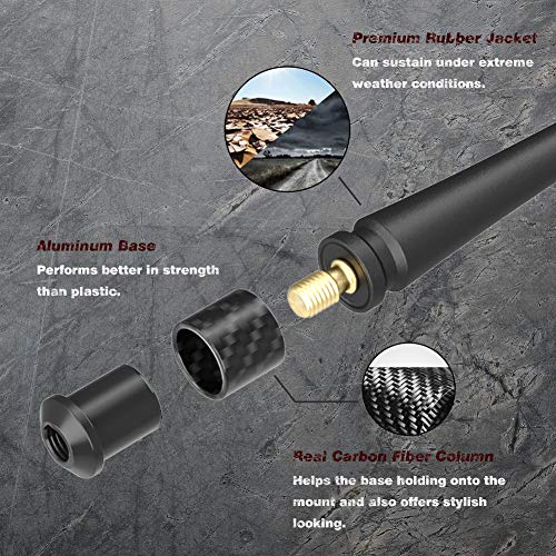 RYDONAIR 7" Antenna Compatible with Jeep Wrangler 2007+ & - Product Imagery