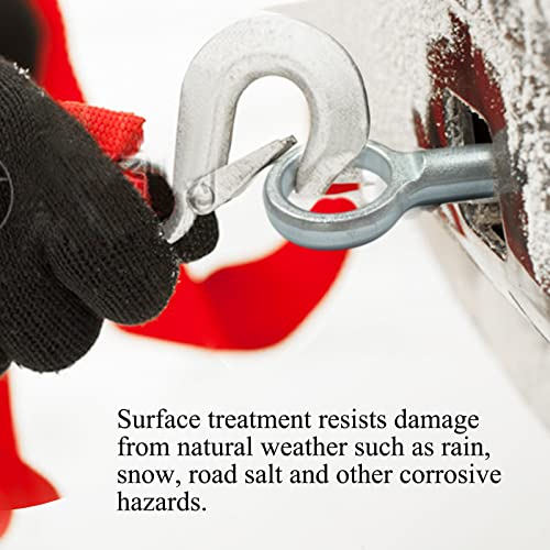 X4XZ Front Tractive Tow Hook Recovery Towing Hook Replaces# - Product Imagery