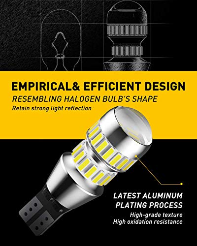 AUXITO 912 921 LED Bulb Reverse Light Bulbs, 600% Ultra Bright - Product Imagery
