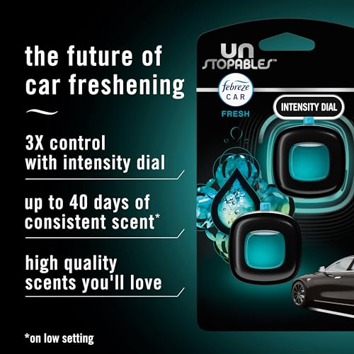 Febreze Car Air Freshener, Odor-Fighting Automotive Vent Clip, - Product Imagery