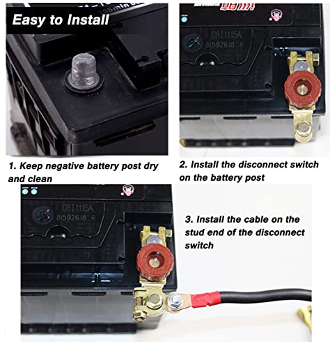Top Post Battery Disconnect Switch - Quick Disconnect Battery - Product Imagery