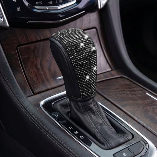 Bling Car Gear Shift Cover (Black) - Product Imagery