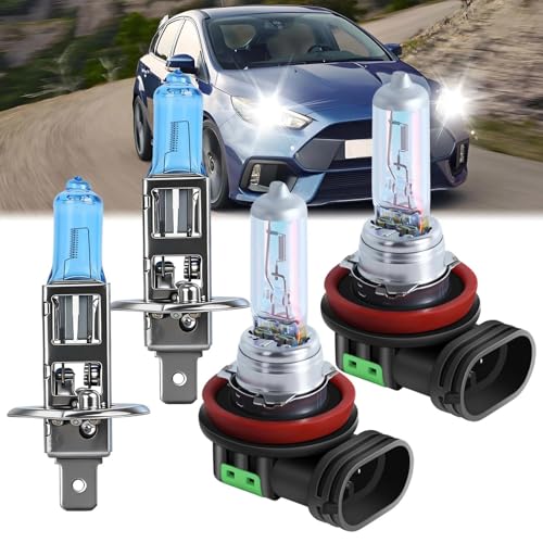SHENKENUO Fit for Ford Focus (2012-2018) Halogen Headlight - Product Imagery