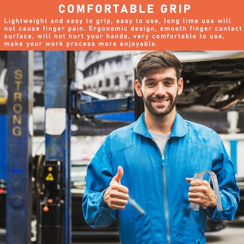 Dickno 4 PCS Car Radio Removal Pry Tool, U/V-Shaped Stainless - Product Imagery