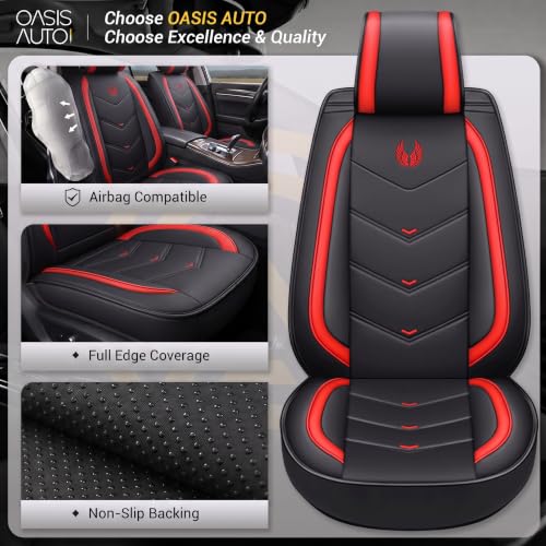 Seat Covers Full Set, Black Seat Covers for Cars 5 Seats, Car - Product Imagery