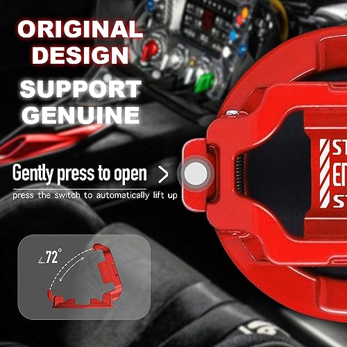 𝙊𝙧𝙞𝙜𝙞𝙣𝙖𝙡 | Tybasthe Push Start Button Cover, Car Engine - Product Imagery