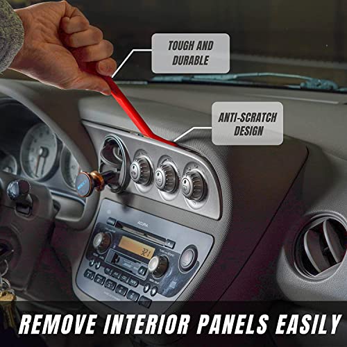 Auto Trim Removal Tool Set (No Scratch Plastic Pry Tool Kit) - - Product Imagery