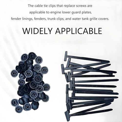 Nylon Universal Cable Tie Buckle, 30PCS Heavy Duty Self-Locking - Product Imagery