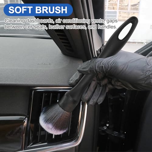Car Interior Duster Detailing Brush Set Cleaning Gel Kit, Soft - Product Imagery