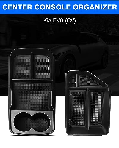 Autorder 2PCS Center Console Organizer for 2022-2026 Kia EV6 - Product Imagery