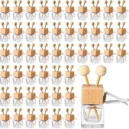 30 Pcs Empty Air Freshener Car Diffuser with Vent Clip, Clear - Product Imagery