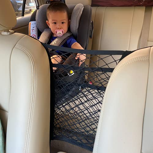 3-Layer Stretch Car Mesh Organizer, Car Seat Net, Dog Net for - Product Imagery