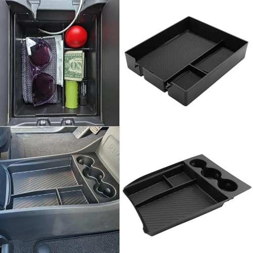 2Pcs Center Console Organizer for 2022-2026 Rivian R1S R1T - Product Imagery