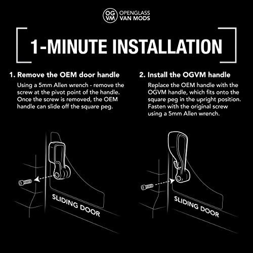 OpenGlass Van Mods Promaster Sliding Door Handle Upgrade - Years - Product Imagery