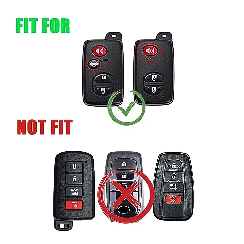 Zinc Alloy Key Fob Case Cover Holder Shell Compatible for Toyota - Product Imagery