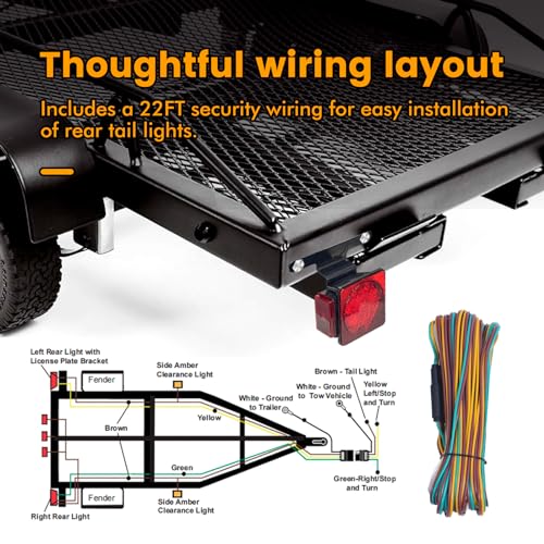 MAXXHAUL 70205 Trailer Light Kit - 12V All LED, Left and Right - Product Imagery
