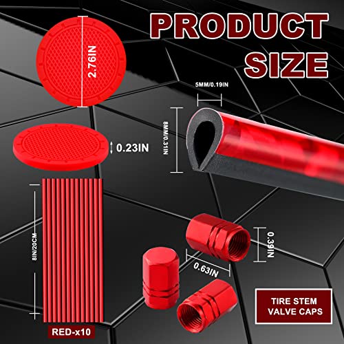 Frienda 28 Pcs Car Interior Accessories - Product Imagery