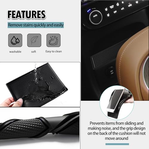 SHAOHAO for 2026 2027 Hyundai Palisade Door Slot Mats for 2026 - Product Imagery
