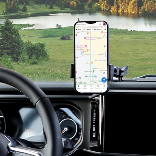 Dash Phone Mount for 2024-2026 Jeep Wrangler JL 2/4 Door/4XE & - Product Imagery