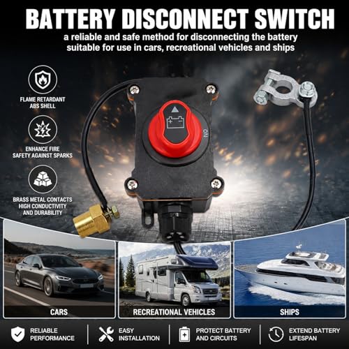 Battery Disconnect Switch 50A - Product Imagery