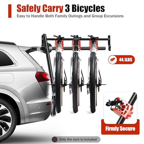 Bike Rack for Car, Car Bike Rack, Trunk Bicycle Rack Carrier, - Product Imagery