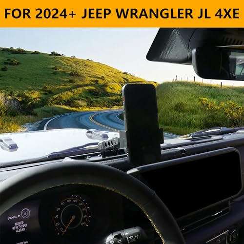 Dash Phone Mount for 2024-2026 Jeep Wrangler JL 2/4 Door/4XE & - Product Imagery