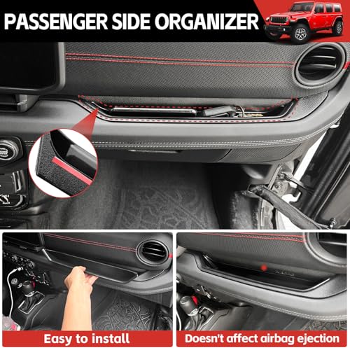 Center Console Organizer for 2024-2025 Jeep Wrangler JL 4XE - Product Imagery