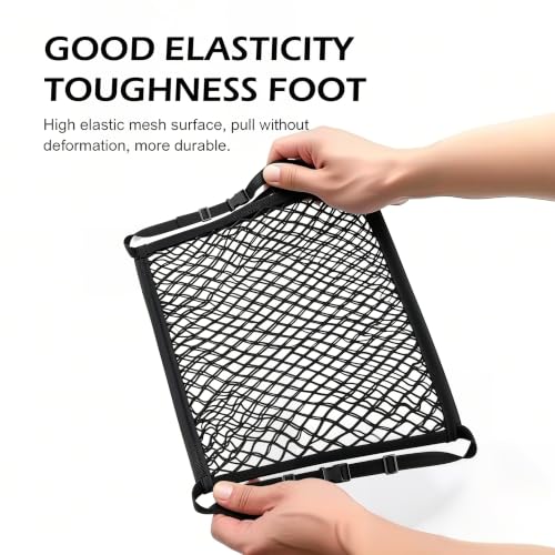Car Seat Organizer Net, Versatile High Elastic Storage Net with - Product Imagery