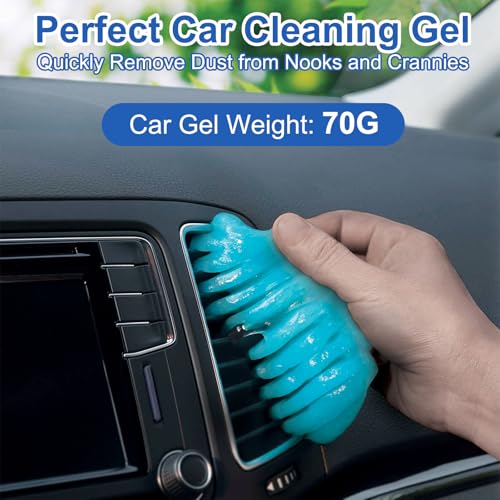 Car Interior Duster Detailing Brush Set Cleaning Gel Kit, Soft - Product Imagery