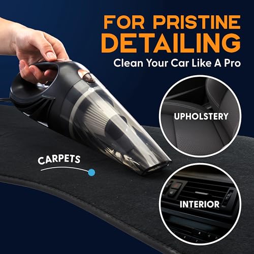 ThisWorx Handheld Car Vacuum, Portable Car Vacuum Cleaner with - Product Imagery