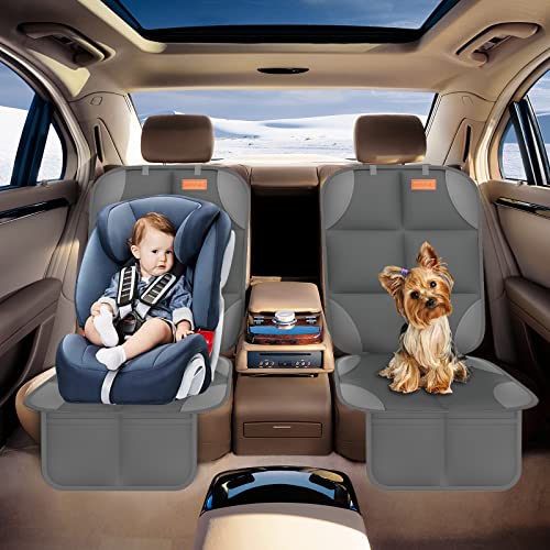 SMART ELF 2 Pack in Gift Box Car Seat Protector (Dark Gray) - Product Imagery