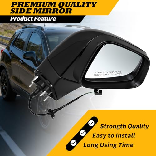 Right Side Mirror Assembly 3Pins Compatible with 2017-2022 Trax - Product Imagery