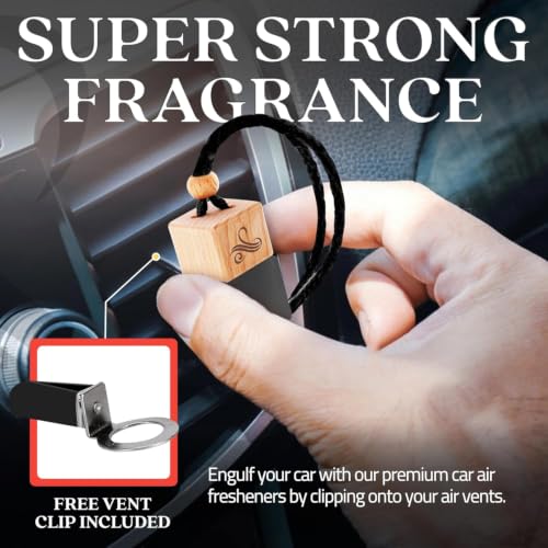 Car Air Freshener for Men - Greed Inspired Perfume Diffuser by - Product Imagery