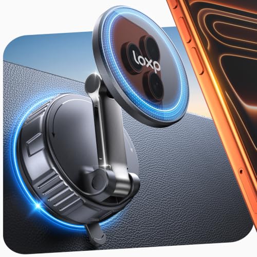 LOXP for MagSafe Car Mount, Vacuum Phone Holders for Your Car, - Product Imagery