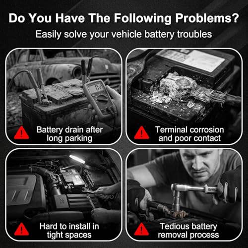 2026 New Car Battery Power Cut-Off Switch Breaker, Adjustable - Product Imagery