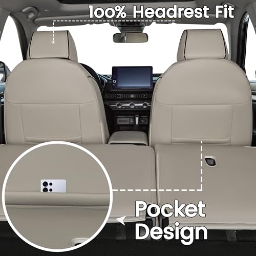 HKZ Fit CRV Car Seat Covers Full Set for Honda CR-V 2023 2024 - Product Imagery
