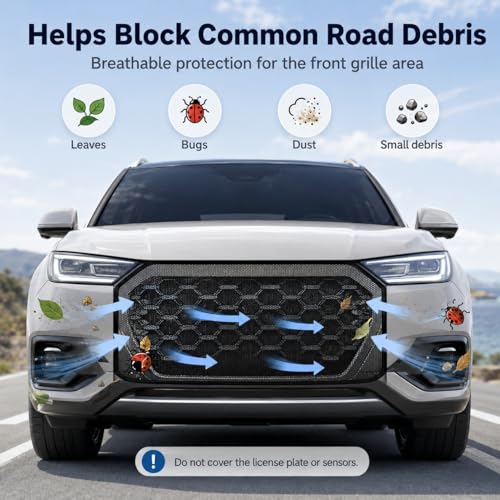 Car Grill Mesh, 43 x 29 Inch Front Grille Bug Screen, 4 - Product Imagery