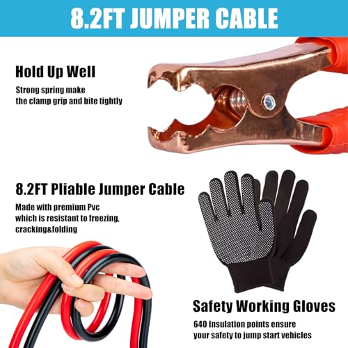 Car Roadside Emergency Kit, Portable Car Safety Kit Car Kits for - Product Imagery