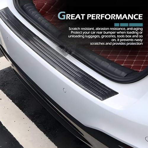 Car Rear Bumper Protector, Anti-slip Scratch Proof Rubber Door - Product Imagery