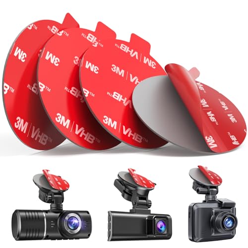 volport Sticky Adhesive Pad Replacement for Dash Cam Suction Cup - Product Imagery